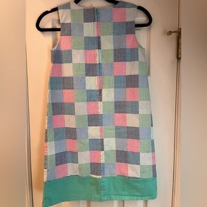 Vineyard Vines Girl’s Patchwork Pastel Dress Size 12